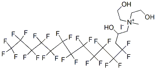 CAS#: 93776-16-0， Bis(2-Hydroxyethyl)Methyl(4,4,5,5,6,6,7,7,8,8,9,9,10,10,11,11,12,12,13,13,14,14,15,15,15-Pentacosafluoro-2-Hydroxypentadecyl)Ammonium Iodide