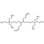 CAS 登录号:93777-96-9, 9,10-二(烯丙氧基)-4,4,15,15-四乙氧基-3,8,11,16-四氧杂-4,15-二硅杂十八烷