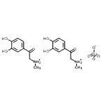 CAS#: 93778-16-6， Bis[2-(3,4-dihydroxyphenyl)-N-methyl-2-oxoethanaminium] sulfate