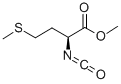 结构式 CAS# 93778-88-2, (2S)-2-异氰酸-4-(甲硫基)-丁酸甲酯