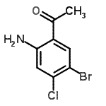 CAS#: 937816-91-6， 1-(2-Amino-5-bromo-4-chlorophenyl)ethanone