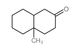 CAS 登录号：938-07-8， rel-(8abeta*)-4aalpha*-甲基十氢萘-2-酮