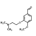 CAS#: 938343-46-5， 3-[2-(Dimethylamino)ethoxy]-4-methoxybenzaldehyde