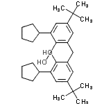 CAS#: 93840-42-7， 2,2'-Methylenebis[6-cyclopentyl-4-(2-methyl-2-propanyl)phenol]