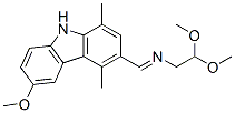 CAS#: 93841-62-4， 2,2-Dimethoxyethyl[(6-Methoxy-1,4-Dimethyl-9H-Carbazol-3-Yl)Methylene]Amine