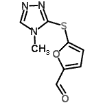 CAS#: 938459-16-6， 5-[(4-Methyl-4H-1,2,4-triazol-3-yl)sulfanyl]-2-furaldehyde