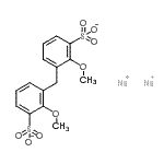 CAS#: 93857-04-6， Disodium 3,3'-methylenebis(2-methoxybenzenesulfonate)