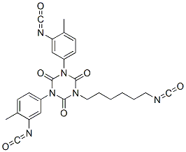 CAS#: 93859-11-1， 1-(6-Isocyanatohexyl)-3,5-Bis(3-Isocyanato-p-Tolyl)-1,3,5-Triazine-2,4,6(1H,3H,5H)-Trione