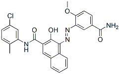 CAS#: 93859-24-6， 4-[[5-(Aminocarbonyl)-2-Methoxyphenyl]Azo]-N-(5-Chloro-2-Methylphenyl)-3-Hydroxynaphthalene-2-Carboxamide