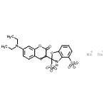 CAS#: 93859-31-5， Disodium 2-[7-(diethylamino)-2-oxo-2H-chromen-3-yl]-2,3-dihydro-1,3-benzoxazole-2,4-disulfonate