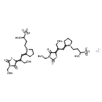 CAS#: 93882-02-1， Calcium bis(4-{2-[2-(3-ethyl-4-oxo-2-thioxo-1,3-thiazolidin-5-ylidene)butylidene]-1-pyrrolidinyl}-2-butanesulfonate)