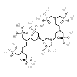 CAS#: 93892-84-3， Hexadecasodium (ethane-1,2-diylbis(((phosphonatomethyl)imino)ethane-2,1-diyl((phosphonatomethyl)imino)ethane-2,1-diylnitrilobis(methylene)))tetrakisphosphonate