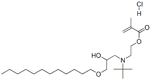 CAS#: 93893-00-6， 2-[(1,1-Dimethylethyl)[3-(Dodecyloxy)-2-Hydroxypropyl]Amino]Ethyl Methacrylate Hydrochloride