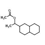 CAS#: 93893-51-7， 1-(Decahydro-2-naphthalenyl)ethyl acetate
