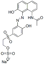 CAS#: 93904-45-1， Sodium 2-[[3-[(8-Acetamido-2-Hydroxy-1-Naphthyl)Azo]-4-Hydroxyphenyl]Sulphonyl]Ethyl Sulphate