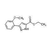 CAS#: 939053-53-9， Ethyl 3-(2-methoxyphenyl)-1H-pyrazole-5-carboxylate
