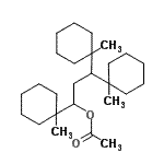 CAS#: 93917-67-0， 1,3,3-Tris(1-methylcyclohexyl)propyl acetate