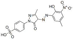 CAS#: 93918-02-6， 4-[4,5-Dihydro-4-[(2-Hydroxy-5-Methyl-3-Nitrophenyl)Azo]-3-Methyl-5-Oxo-1H-Pyrazol-1-Yl]Benzenesulphonic Acid