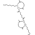 CAS#: 93918-35-5， 1,2-Ethanediyl bis{[(5-octyl-2,8-dioxo-1,9-dioxa-4,6-dithia-5-stannacycloundecan-5-yl)sulfanyl]acetate}