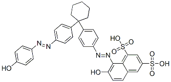 CAS#: 93919-33-6， 7-Hydroxy-8-[[4-[1-[4-[(4-Hydroxyphenyl)Azo]Phenyl]Cyclohexyl]Phenyl]Azo]Naphthalene-1,3-Disulphonic Acid