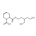 CAS#: 93923-82-1， 6-({[5-Hydroxy-3-(hydroxymethyl)pentyl]oxy}carbonyl)-3-cyclohexene-1-carboxylic acid