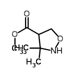 CAS#: 93938-82-0， Methyl 3,3-dimethyl-1,2-oxazolidine-4-carboxylate