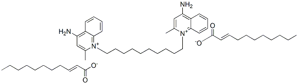 CAS#: 93940-47-7， 1,1'-(Decane-1,10-Diyl)Bis[4-Amino-2-Methylquinolinium] Diundecenoate