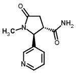 CAS#: 939437-34-0， (2S,3S)-1-Methyl-5-oxo-2-(3-pyridinyl)-3-pyrrolidinecarboxamide