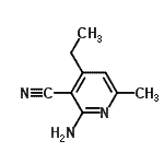 CAS#: 93953-34-5， 2-Amino-4-ethyl-6-methylnicotinonitrile
