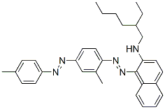 CAS#: 93964-07-9， N-(2-Ethylhexyl)-1-[[2-Methyl-4-[(4-Methylphenyl)Azo]Phenyl]Azo]Naphthalen-2-Amine