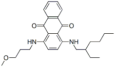 CAS#: 93964-10-4， 1-[(2-Ethylhexyl)Amino]-4-[(3-Methoxypropyl)Amino]-9,10-Anthracenedione