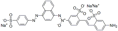 CAS#: 93964-17-1， 2-[2-(4-Amino-2-Sulfophenyl)Ethenyl]-5-[1-Oxido-2-[4-[2-(4-Sulfophenyl)Diazenyl]-1-Naphthalenyl]Diazenyl]-Benzenesulfonic Acid Sodium Salt (1:3)