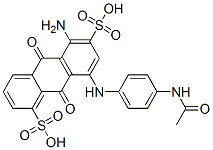 CAS#: 93964-20-6， 8-[[4-(Acetylamino)Phenyl]Amino]-5-Amino-9,10-Dihydro-9,10-Dioxoanthracene-1,6-Disulphonic Acid