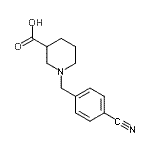 CAS#: 939757-51-4， 1-(4-Cyanobenzyl)-3-piperidinecarboxylic acid