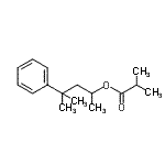 CAS#: 93981-81-8， 4-Methyl-4-phenyl-2-pentanyl 2-methylpropanoate