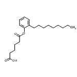 CAS#: 93982-14-0， 6-(2-Nonylphenoxy)-6-oxohexanoic acid