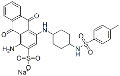 CAS#: 93982-78-6， Sodium 1-Amino-9,10-Dihydro-4-[[4-[[(4-Methylphenyl)Sulphonyl]Amino]Cyclohexyl]Amino]-9,10-Dioxoanthracene-2-Sulphonate