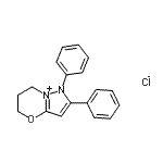 CAS#: 94030-94-1， 1,2-Diphenyl-1,5,6,7-tetrahydropyrazolo[5,1-b][1,3]oxazin-8-ium chloride