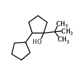 CAS#: 94070-98-1， 2-(2-Methyl-2-propanyl)-1,1'-bi(cyclopentyl)-2-ol