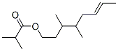 CAS#: 94086-62-1， 3,4-Dimethyloct-6-Enyl Isobutyrate