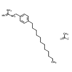 CAS 登录号：94094-61-8， 氨基-N-(4-十二烷基苄基)亚氨基甲铵乙酸酯