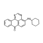 CAS#: 94109-22-5， 4-(Cyclohexylamino)-7H-benzo[e]perimidin-7-one