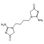 CAS#: 94109-93-0， 1,1'-(1,4-Butanediyl)bis(2-amino-1,5-dihydro-4H-imidazol-4-one)