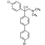 CAS#: 94113-55-0， 1-(4'-Bromo-4-biphenylyl)-1-(4-chlorophenyl)-2-(dimethylamino)ethanol
