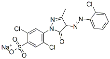 CAS#: 94133-87-6， Sodium 2,5-Dichloro-4-[4-[(2-Chlorophenyl)Azo]-4,5-Dihydro-3-Methyl-5-Oxo-1H-Pyrazol-1-Yl]Benzenesulphonate