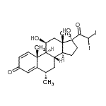 CAS#: 94134-96-0， (6alpha,11beta)-11,17-Dihydroxy-21,21-diiodo-6-methylpregna-1,4-diene-3,20-dione
