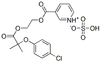 CAS#: 94135-26-9， 3-[2-[2-(4-Chlorophenoxy)-2-Methylpropionyloxy]Ethoxycarbonyl]Pyridinium Hydrogen Sulphate