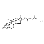 CAS#: 94135-37-2， Sodium 4-{[(11beta,16alpha)-9-fluoro-11,16,17-trihydroxy-3,20-dioxopregna-1,4-dien-21-yl]oxy}-4-oxobutanoate