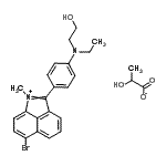 CAS#: 94135-70-3， 6-Bromo-2-{4-[ethyl(2-hydroxyethyl)amino]phenyl}-1-methylbenzo[cd]indolium 2-hydroxypropanoate