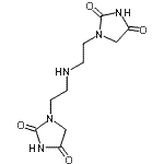 CAS#: 94136-06-8， 1,1'-(Iminodi-2,1-ethanediyl)di(2,4-imidazolidinedione)